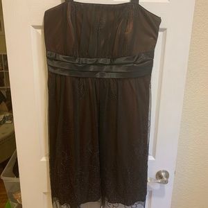 Black/Brown Cocktail Dress